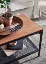 Журнальный стол - IKEA FJÄLLBO/ИКЕА ФЬЕЛЛЬБО, 46х90х46 см, черный