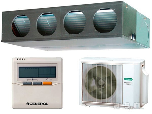 Полупромышленный кондиционер канального типа General Средненапорный ARHG45LM 1Ф (ARHG45LMLA/AOHG45LETL)