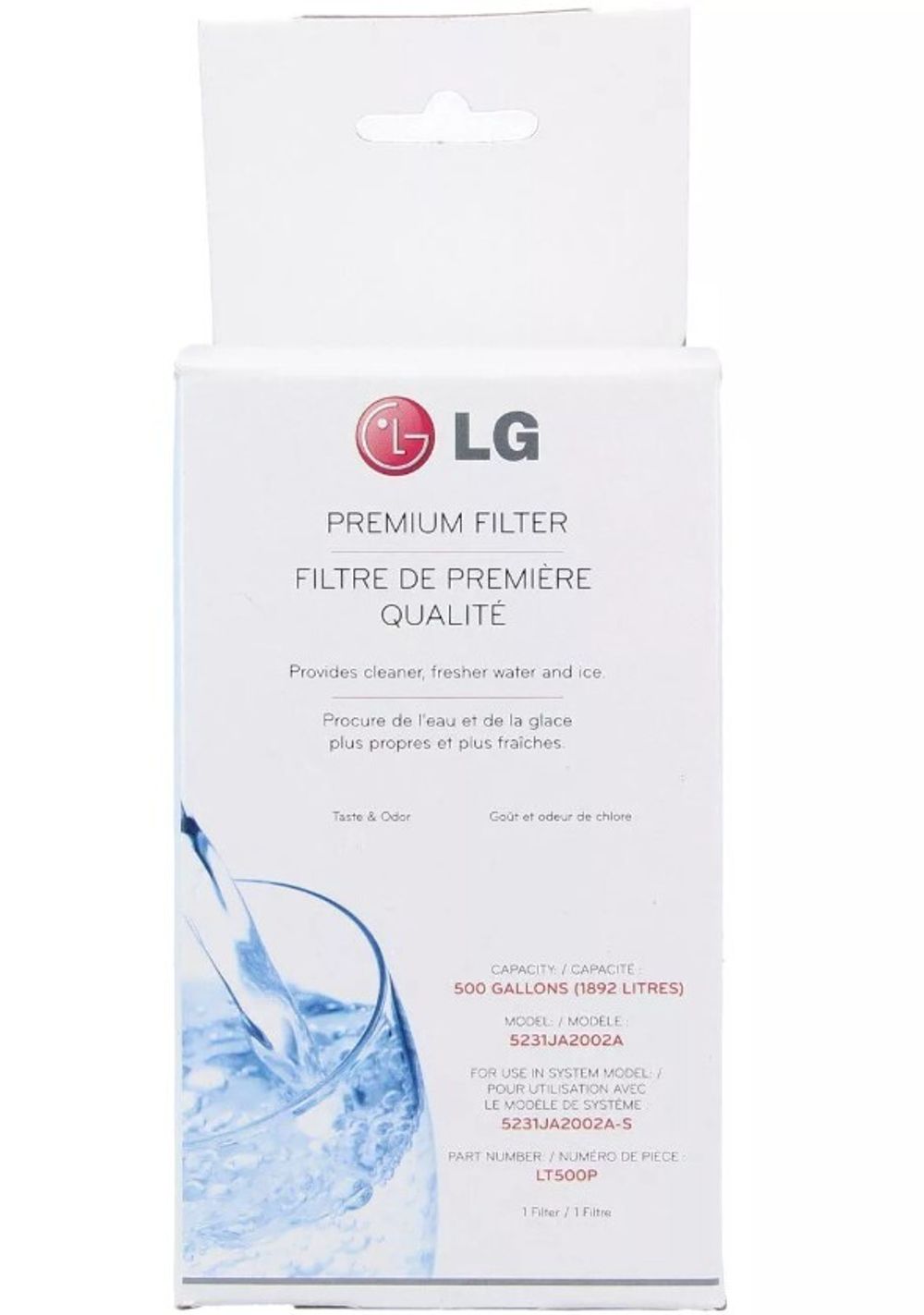 Фильтр для холодильника LG/Smeg, LT500P, 5231JA2002A, T2004CNZ1648-0019, GEN11042FR-08, WF290, 5231JA2002B, 5231JA2002B-S, EFF-6005A, GEN11042F-08, PS2487038, SGF-LA22, WF-290, WSL-1, ADQ72910902, 5231JA2002, ADQ72910901