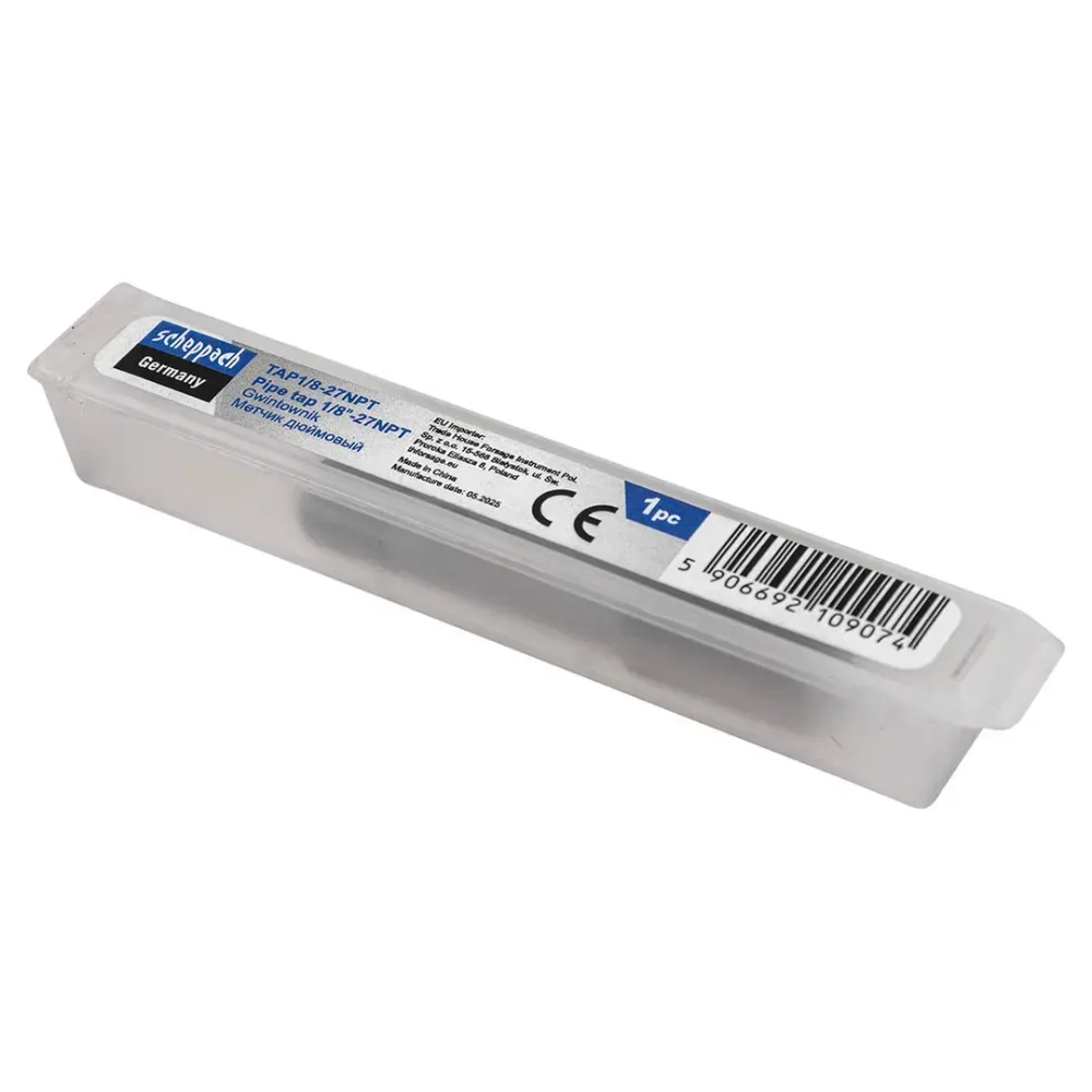 Метчик 1/8-27NPT (дюйм.) Scheppach Sch-TAP1/8-27NPT