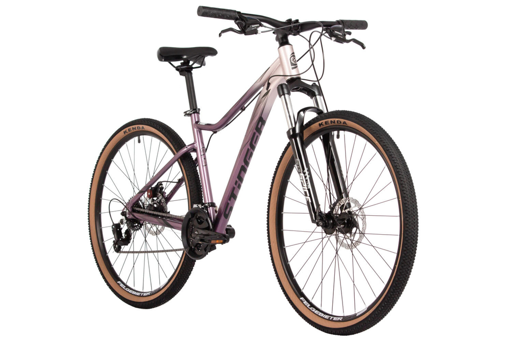Велосипед 27.5" STINGER LAGUNA р. MD, серебряный
