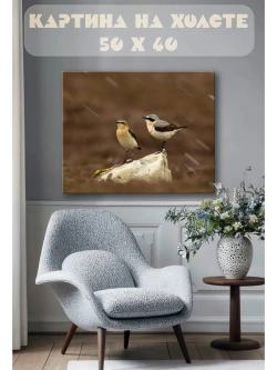 Картина на стену 40 X 50 Птицы