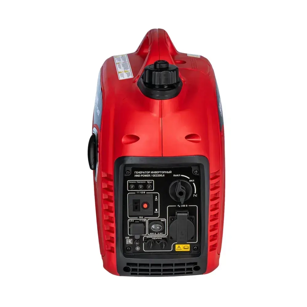 Инверторный генератор бензиновый HND GE2200i (2,2 кВт, 22кг)