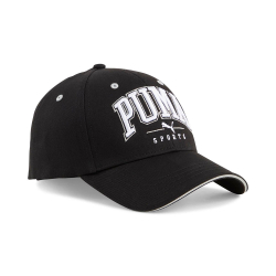 Бейсболка PUMA Squad BB Cap 02547501, 100% хлопок, черно-белый