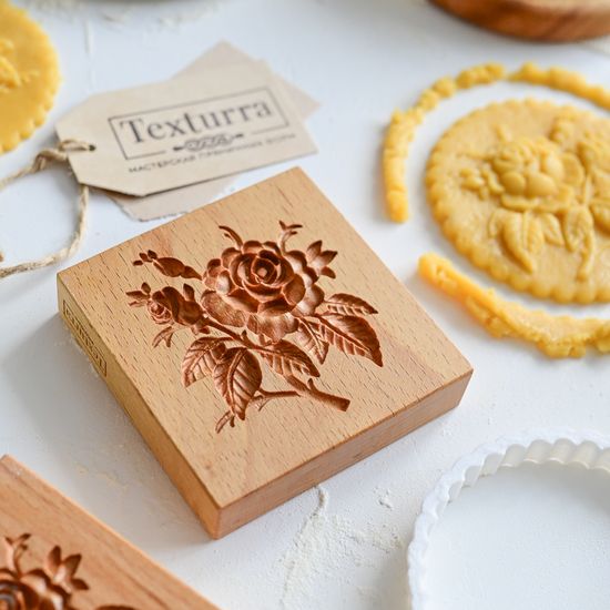 Набор прованская сентифолия (штамп + вырубка)