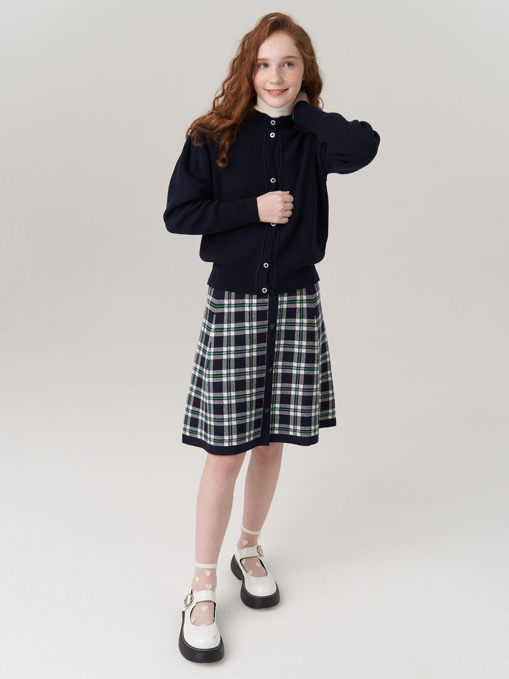 Кардиган для девочки AT1058 синий