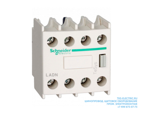 Дополнительный контактный блок 2НО+2НЗ фр. монт. LADN22