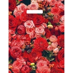 Пакет ПЭ с вырубной ручкой 31Артпласт глянец (Розовый вальс) Ро (комплект 50 шт)