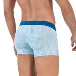 Мужские трусы хипсы голубые с принтом Clever EMPHATIC TRUNKS 164007