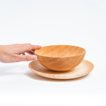 Набор деревянных тарелок Art of Siberia серии Лотос из сибирского кедра. TN55