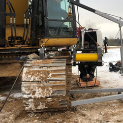 Выпрессовщик пальцев траковых цепей 100т. ОДА Сервис ODA-T1339