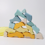 Деревянный конструктор "Темперамент", поддон, 61 деталь