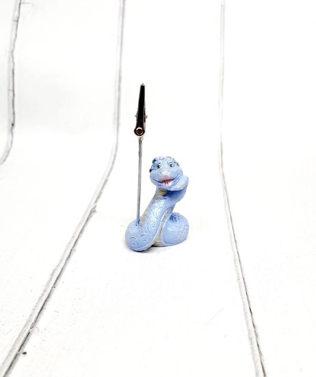 Держатель "Змейка", синяя