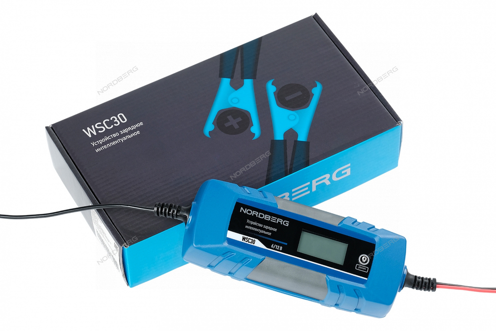 Зарядное интеллектуальное устройство 6/12 В, 4 A NORDBERG WSC30