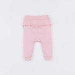 Ползунки с открытой ножкой и рюшей "Роза" 0+