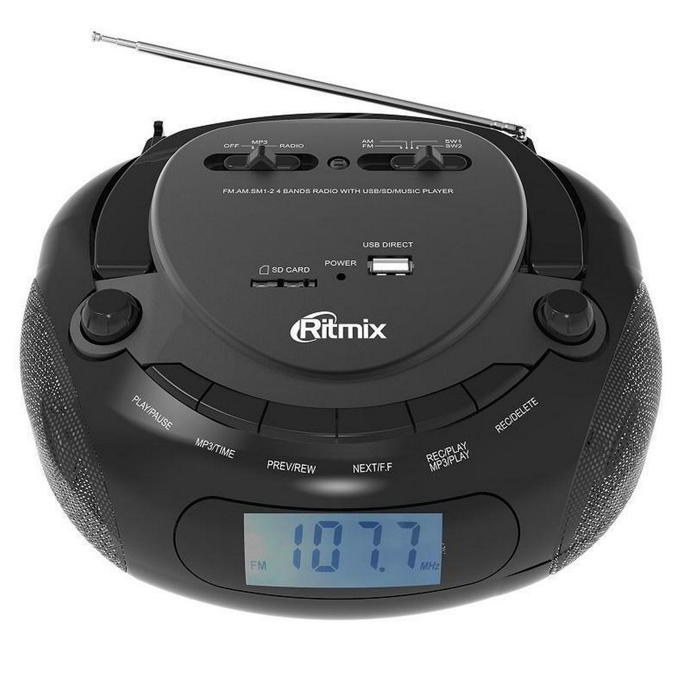 USB/SD Магнитола Bluetooth Ritmix RBB-030BT