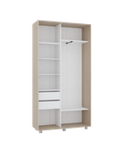 Шкаф-купе МАМА PRIME, 120х45х230 Шимо светлый с зеркалом
