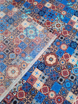 Ткань бязь плательная, рис. "Пэчворк", ширина 150 см, арт. 124