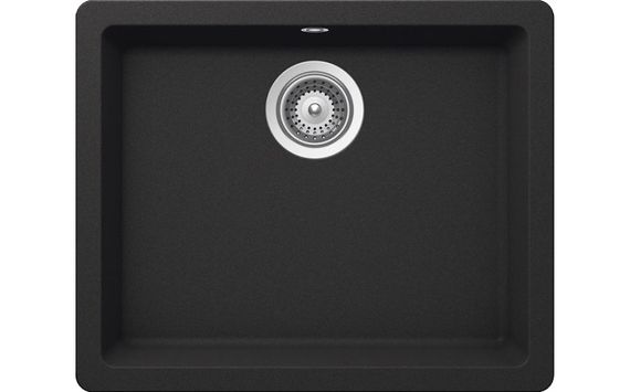 Мойка SCHOCK Quadro 60 Cristalite 550x430 (подстольный монтаж) оникс