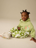 Толстовка с капюшоном и брюки в комплекте для девочки Next E54-954, Салатовый, Белый