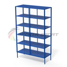 Стеллаж для хранения инвентаря закрытый 1250х500х2000 (разборный)