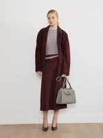 БАЗОВЫЙ ТОНКИЙ РЕМЕНЬ С ТРЕУГОЛЬНОЙ ПРЯЖКОЙ ЗАМША СЕРЫЙ