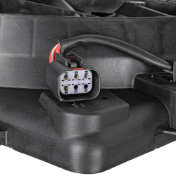 Вентилятор радиатора в сборе (с резистором) FORD Focus 1998-2004 GANZ GIC06517