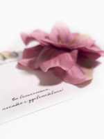 Брошь Pankigno Design с цветком дельфиниума