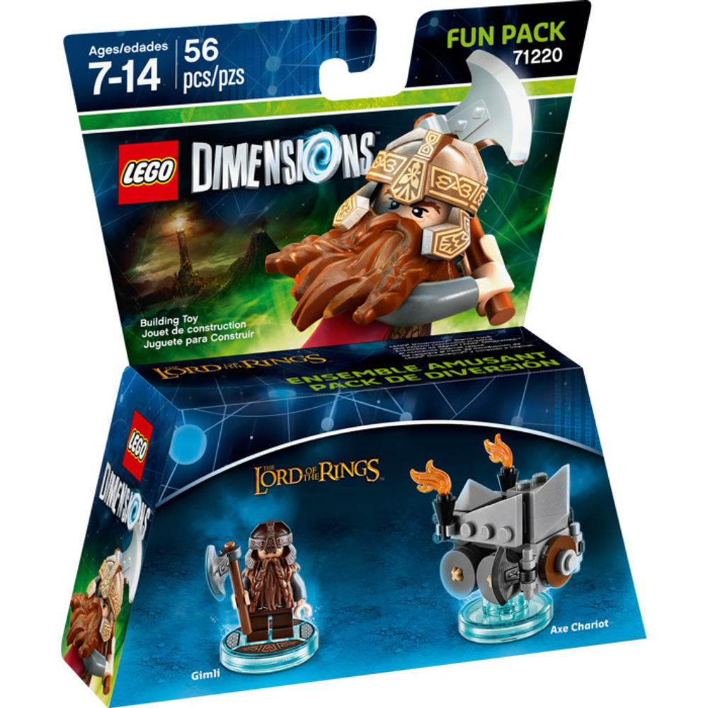 LEGO Dimensions: Fun Pack: Гимли 71220 — Gimli — Лего Измерения