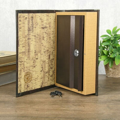 Сейф-книга дерево кожзам "Правосудие" 26х17х5 см