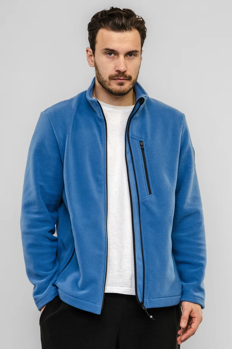 Кофта "НОХО" флисовая мужская, цвет "Полуночная синева"