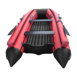 Лодка пвх orca (орка) 340ндф (цвет: красный/чёрный)