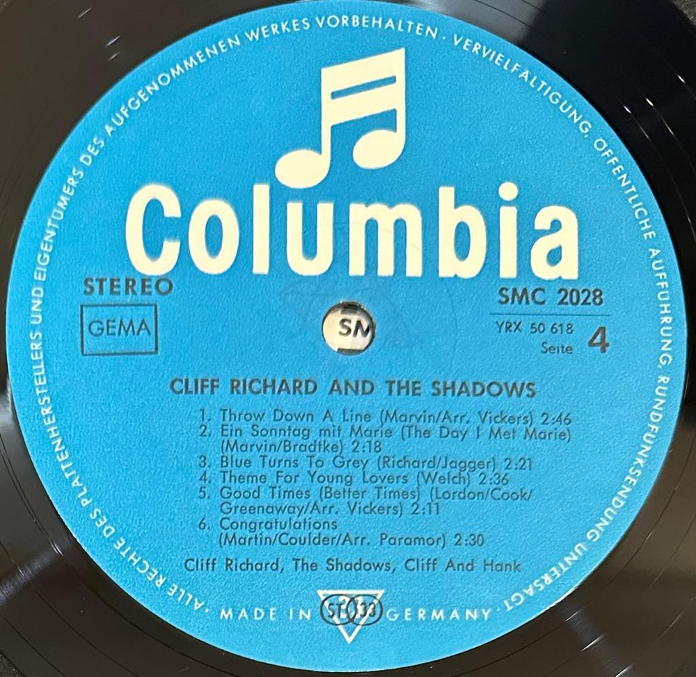 Cliff Richard And The Shadows - Edition 2000 (Германия 1970г.) 2LP