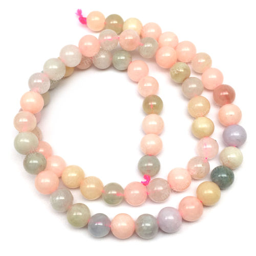 Берилл цветной 6 мм, бусины - шарики