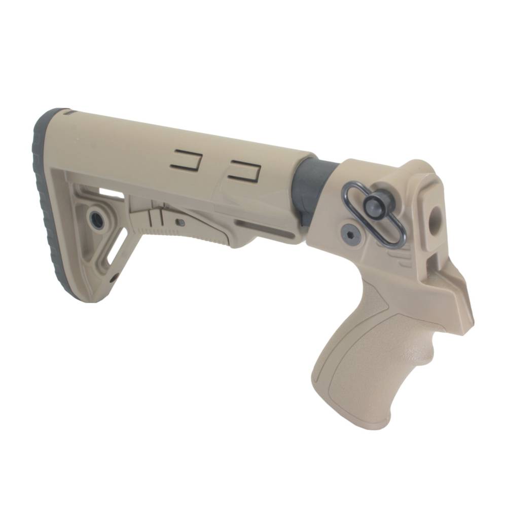 Приклад телескопический Sharp на Бекас 12, 16, DLG Tactical. Черный