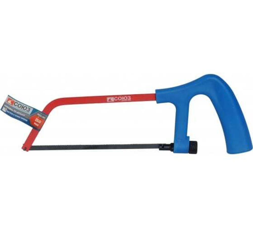 Ножовка по металлу СОЮЗ пластиковая рукоятка 150 мм 1061-01-150С