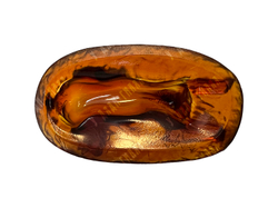 [Коллекционная скульптура в стиле ар-деко] «Лошадь». Hoffmann (Хоффман), Богемия. Сатинир. стекло.