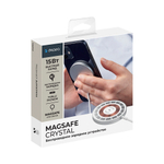 Беспроводное зарядное устройство MagSafe Crystal, 15Вт, прозрачный, белый