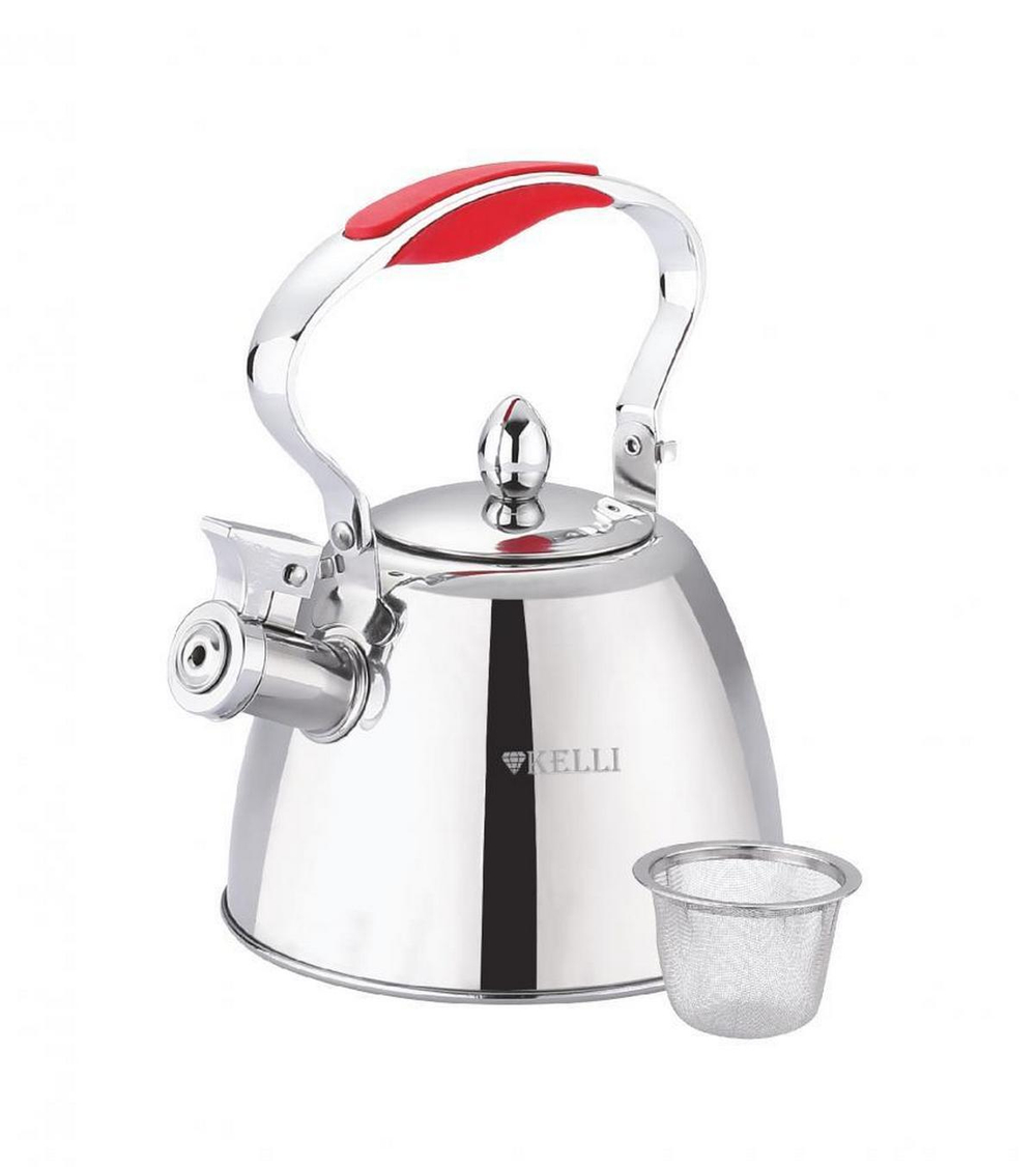 Чайник металлический с ситом Kelli KL-4342