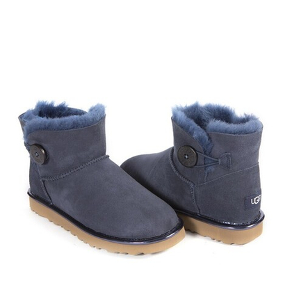 Угги Bailey Button Mini II Metallic Navy
