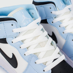 Кроссовки Air Jordan 1 High Light Blue / White