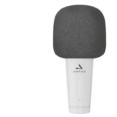 Микрофон-колонка Bluetooth AMFOX MIC30, розовая