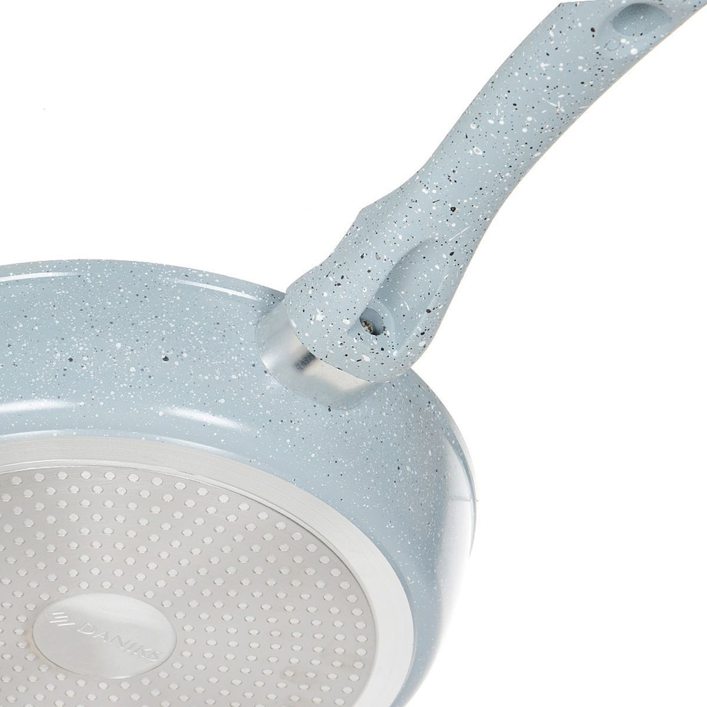 Сковорода алюминий, 24 см, антиприг, Daniks, Гранит Олимп, сер, DFP-24-DB-IND, индукц