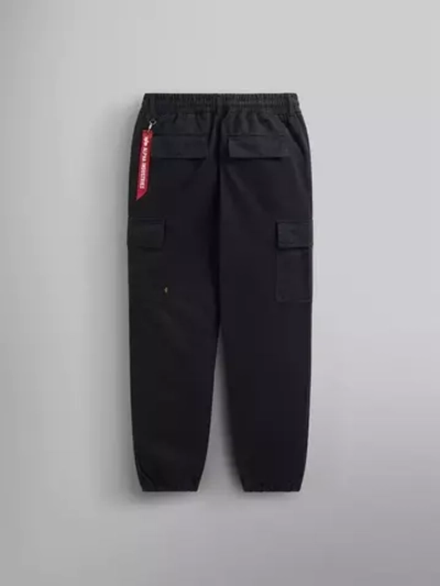 Брюки джоггеры Alpha Industries Cotton Jogger (черные - black)