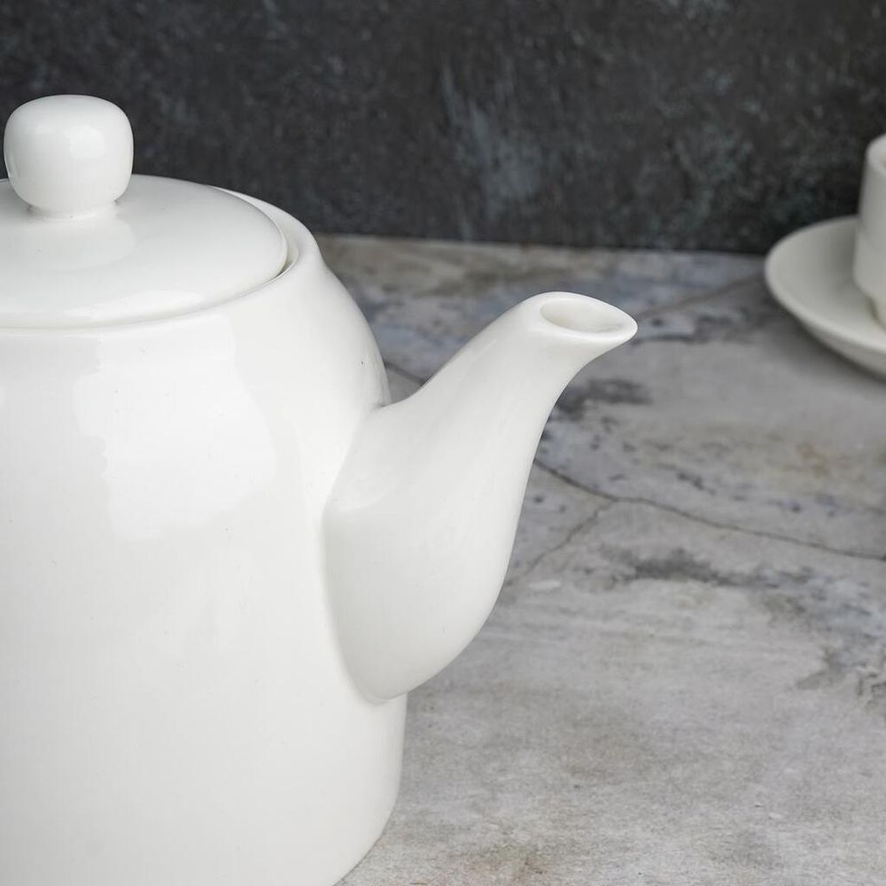 Чайник 900 мл d 12 см h14 см белый фарфор P.L. Proff Cuisine [1]