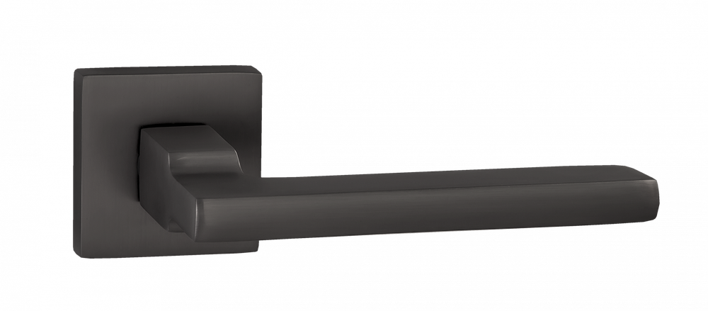 Ручка квадрат Пуэрто 514-03 MBN, цвет никель черный матовый(графит) алюминий (гарантия - 8 лет)