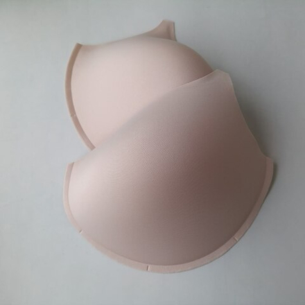 Чашки спейсер, размер 110 (с каркасами в комплекте), серебристый пион