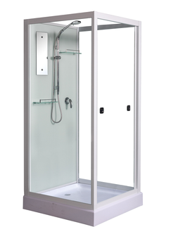 Душевая кабина RIVER MOERO Б/К 80 80х80х217 10000002981 Универсальная Прямоугольная