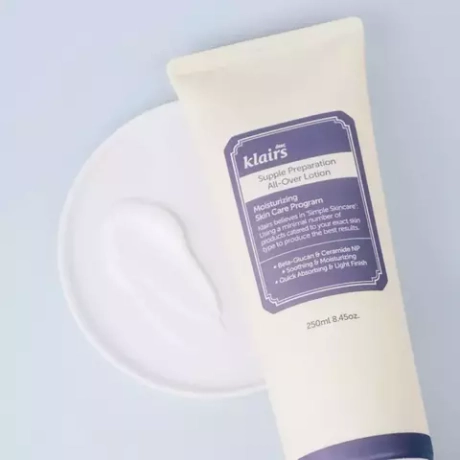 Dear, Klairs Лосьон для лица и тела увлажняющий - Supple preparation all over lotion, 250мл