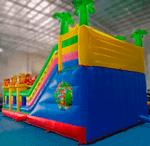 Коммерческий надувной батут «Тигриная страна 2», 9*5*5 м.